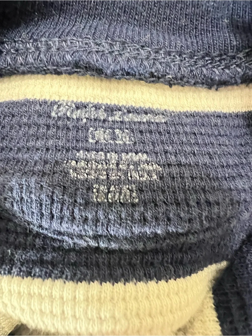 Polo by Ralph Lauren Navy & White Striped one-piece with Red Pony